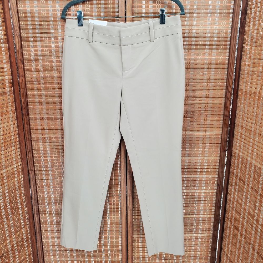 ♡ Calvin Klein Modern Ankle Pant Tan Size 4 NWT